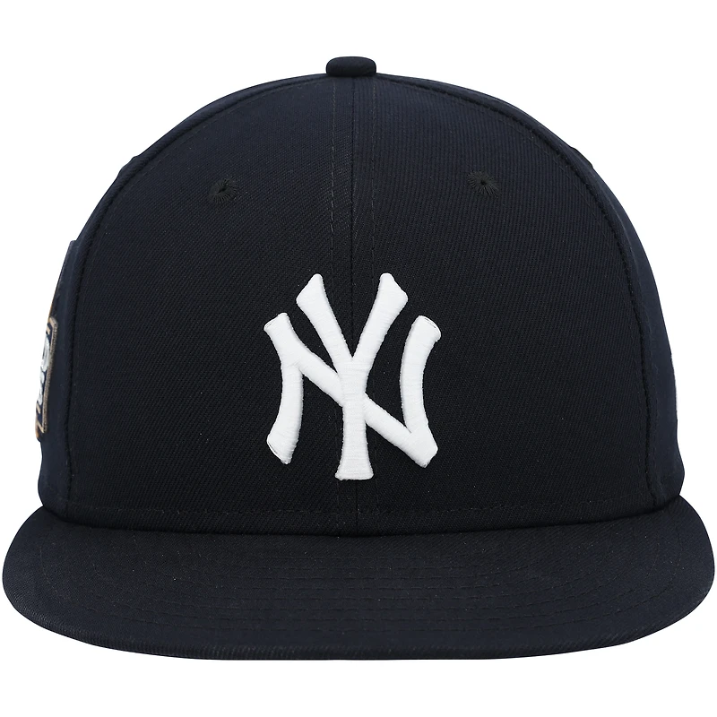 Casquette New Era bleu marine de Jon Berti, joueur des Yankees de New York, contre les Dodgers de Los Angeles, le 30 octobre 2024 - Match 5 des Séries mondiales