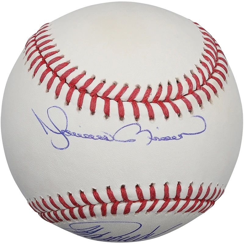 Balle de baseball autographiée par Jorge Posada et Mariano Rivera des Yankees de New York