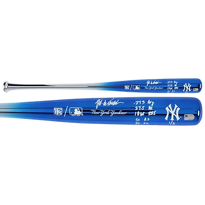 Jorge Posada New York Yankees Autographed Big Time Bats Chrome Bat with Multiple Inscriptions