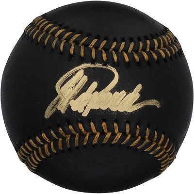 Jorge Posada New York Yankees Autographed Black Leather Baseball