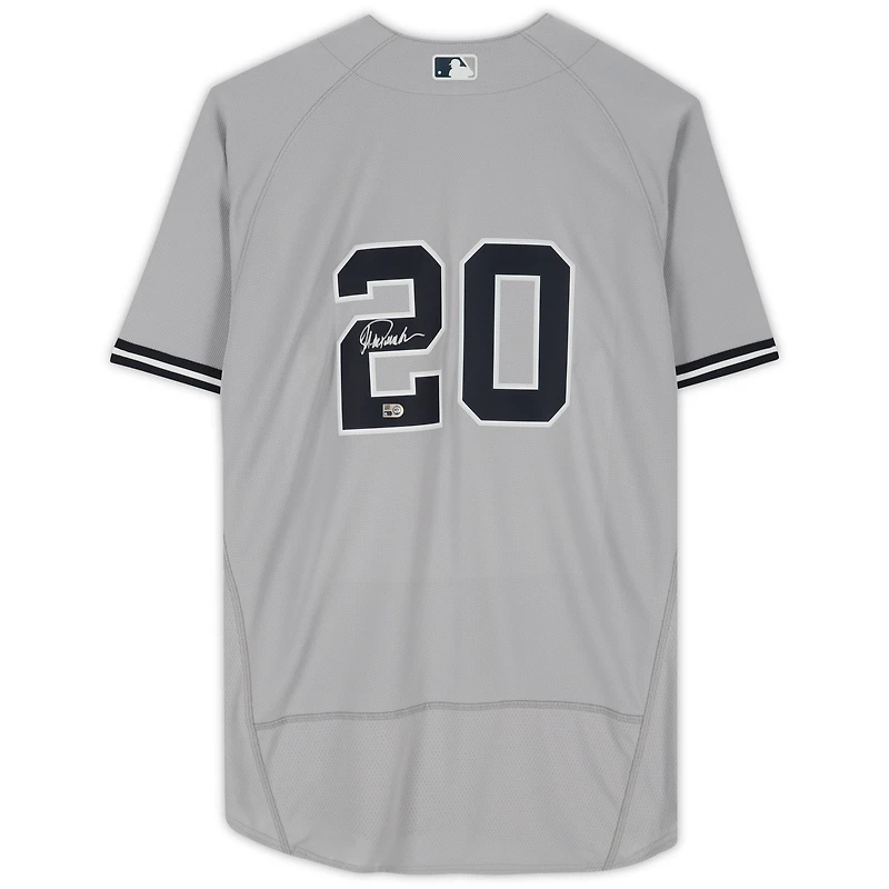 Jorge Posada New York Yankees Autographed Gray Nike Replica Jersey