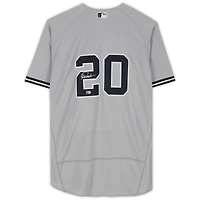 Jorge Posada New York Yankees Autographed Gray Nike Replica Jersey