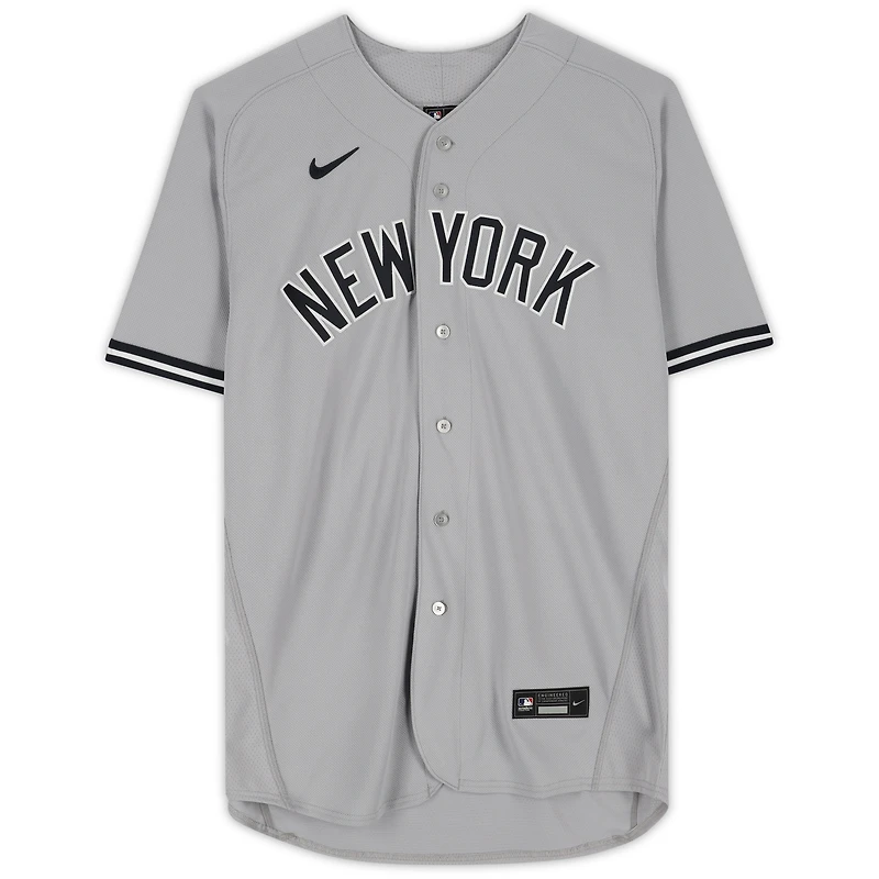 Jorge Posada New York Yankees Autographed Gray Nike Replica Jersey