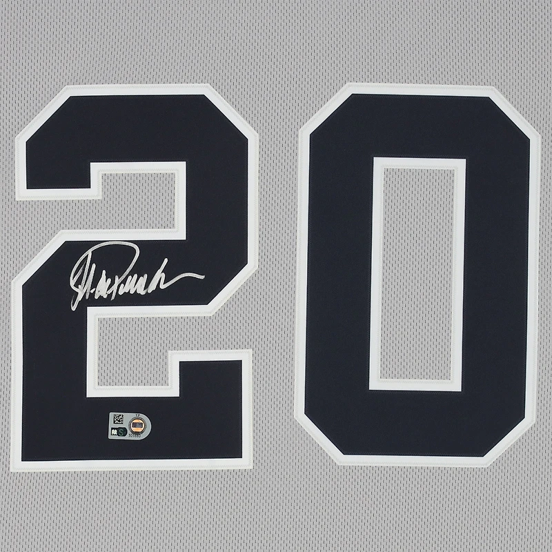 Jorge Posada New York Yankees Autographed Gray Nike Replica Jersey