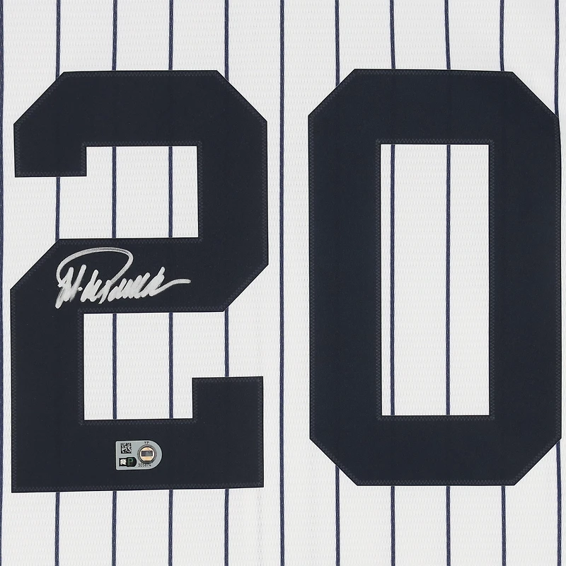 Jorge Posada New York Yankees Autographed White Nike Replica Jersey