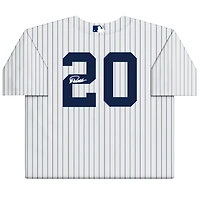 Maillot réplique Nike blanc autographié par Jorge Posada des Yankees de New York