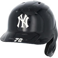 Casque de frappeur bleu marine n° 72 des Yankees de New York porté par José Caballero lors du match contre les Marlins de Miami le 3 avril 2026