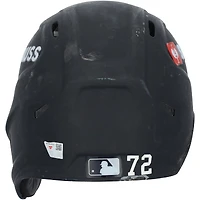 Jose Caballero New York Yankees Game-Used #72 Navy Batting Helmet Worn During Games Played on August 4, September 18 and October 4, 2025