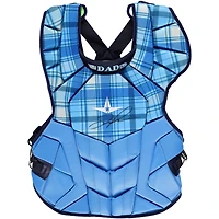 Protecteur de poitrine bleu autographié par Jose Trevino des Yankees de New York lors de la saison 2023 de la MLB