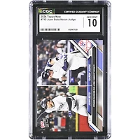 Juan Soto and Aaron Judge New York Yankees 2024 Topps Now Dynamic Slugging Duo Joins Yankees Royalty #713 CGC Authenticated 10 Card