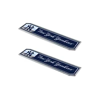 Logo Brands  New York Yankees 2-Pack Embossed Truck Emblem Set