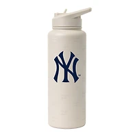 Bouteille isotherme Logo Brands New York Yankees Sand Ghost Quencher de 1 litre (34 oz).