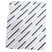 Logo Brands New York Yankees 50" x 60" Classic Vertical Stripe Fleece Throw Blanket