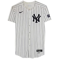 Luis Gil New York Yankees Game-Used #81 White Pinstripe Nike Jersey vs. Cleveland Guardians on August 20, 2024
