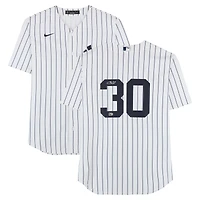 Maillot réplique blanc Nike autographié de Luke Weaver, Yankees de New York