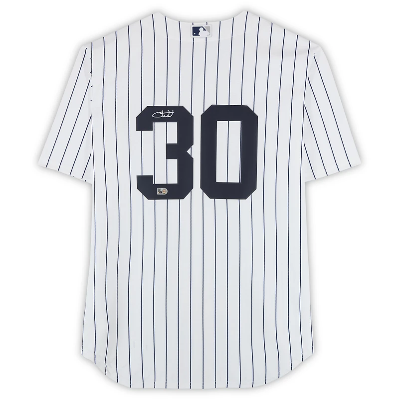 Maillot réplique blanc Nike autographié de Luke Weaver, Yankees de New York