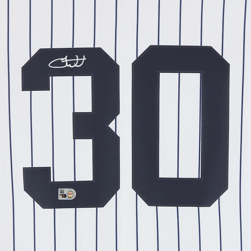 Maillot réplique blanc Nike autographié de Luke Weaver, Yankees de New York