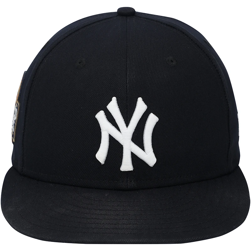 Casquette New Era bleu marine Luke Weaver des Yankees de New York, utilisée lors du match contre les Dodgers de Los Angeles le 30 octobre 2024 - 5e match des Séries mondiales