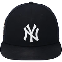 Casquette New Era bleu marine Luke Weaver des Yankees de New York, utilisée lors du match contre les Dodgers de Los Angeles le 30 octobre 2024 - 5e match des Séries mondiales