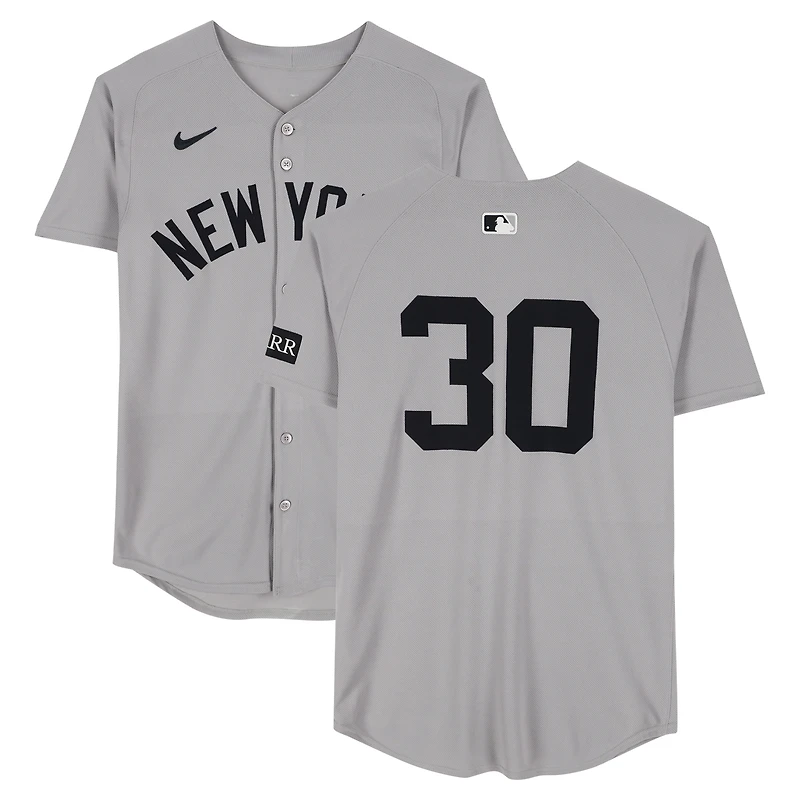 Luke Weaver New York Yankees Game-Used #30 Gray Nike Jersey vs. Houston Astros on September 4, 2025
