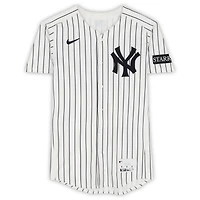 Luke Weaver New York Yankees Game-Used #30 White Pinstripe Jersey vs. Washington Nationals on August 27, 2025