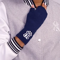 Lusso  New York Yankees Fingerless Gloves Tri-Blend