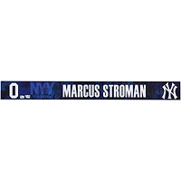 Marcus Stroman New York Yankees Player-Issued #0 Navy Nameplate from 2025 MLB Spring Training