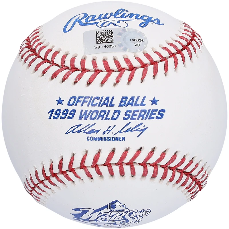 Mariano Rivera New York Yankees Autographed 1999 World Series Logo Baseball with "99 WS MVP" Inscription
