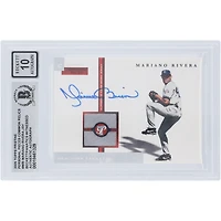 Mariano Rivera New York Yankees Autographié 2005 Topps Pristine Common Personal Pieces Relic #PPC-MRI #/425 Beckett Fanatics Witnessed Authenticated 10 Card