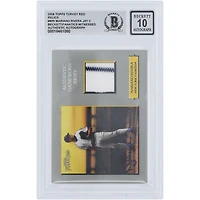 Mariano Rivera New York Yankees Autographié 2006 Topps Turkey Red Pinstripe Jersey Relic #TTR-MRI Beckett Fanatics Witnessed Authenticated 10 Card