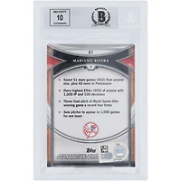 Mariano Rivera New York Yankees Autographed 2018 Topps Tribute Green #87 #/99 Beckett Fanatics Witnessed Authenticated 9/10 Card