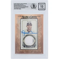 Mariano Rivera New York Yankees Autographed 2020 Topps Allen & Ginter Gray Jersey Relic #MFR-MR Beckett Fanatics Witnessed Authenticated 10 Card