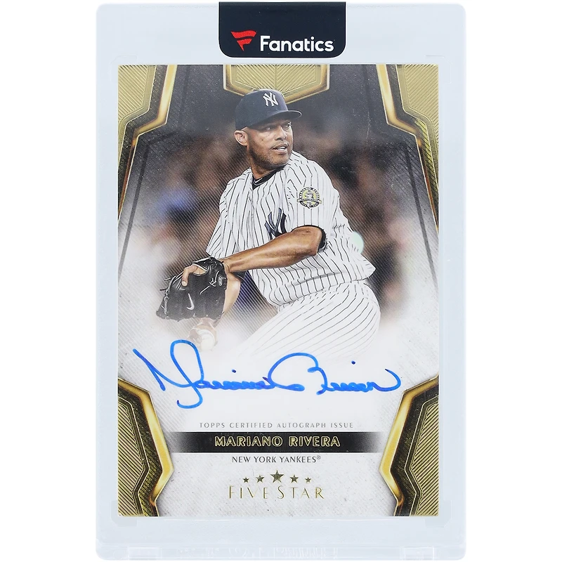 Mariano Rivera New York Yankees Autographed 2024 Topps Five Star #FSA-MR Card