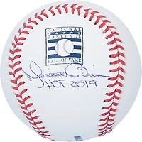 Casquette de baseball autographiée du Temple de la renommée des Yankees de New York par Mariano Rivera avec l'inscription « HOF 2019 »