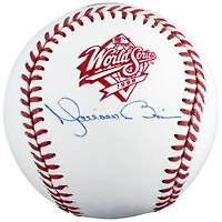 Balle de baseball autographiée par Mariano Rivera (New York Yankees) lors des Séries mondiales de la MLB de 1998 - Steiner Sports