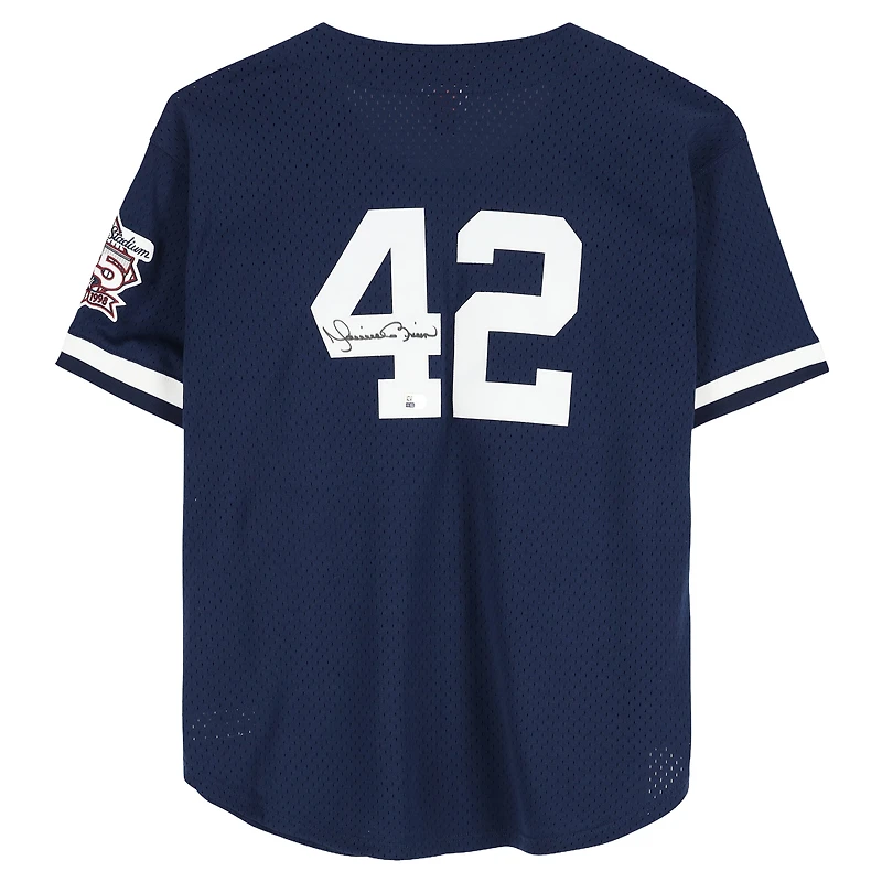 Mariano Rivera New York Yankees Autographed Navy 1998 Mitchell & Ness Batting Practice Replica Jersey