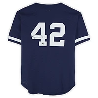 Maillot authentique dédicacé Mitchell & Ness 1997 des Yankees de New York, Mariano Rivera, bleu, V106832, 45845, AUTJERBSB, JRSYRI0237