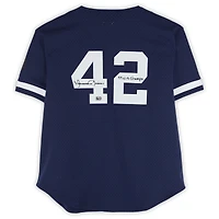 Mariano Rivera New York Yankees Autographed Navy Mitchell & Ness Authentic Jersey with "99 WS Champs" Inscription