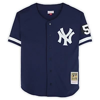 Mariano Rivera New York Yankees Autographed Navy Mitchell & Ness Authentic Jersey with "99 WS MVP" Inscription