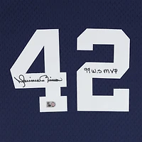 Mariano Rivera New York Yankees Autographed Navy Mitchell & Ness Authentic Jersey with "99 WS MVP" Inscription