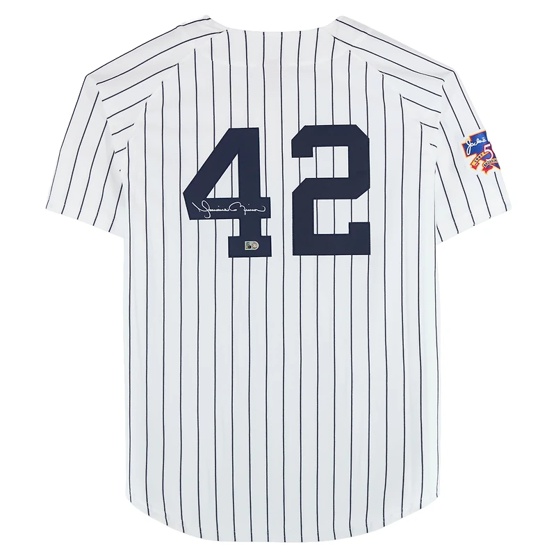 Mariano Rivera New York Yankees Autographed White Mitchell & Ness Authentic Jersey
