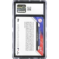 Max Fried New York Yankees 2024 Topps Now Largest Deal in MLB History for Southpaw Pitcher Blue #OS-10 #/49 CGC Authenticated 9.5 Card