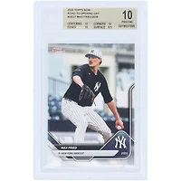 Max Fried New York Yankees 2025 Topps Now Road to Opening Day #OD-27 BGS Authenticated 10 Card - 10,10,10,9.5 Subgrades