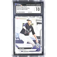 Carte authentifiée CGC 10 pièces Max Fried, Yankees de New York, 2025 Topps Now Road to Opening Day #OD-27