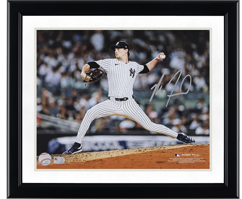 Max Fried New York Yankees Autographed 11" x 14" Pitching Photograph