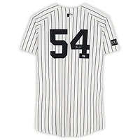Max Fried New York Yankees Autographed Game-Used #54 White Pinstripe Nike Jersey vs. Boston Red Sox on September 30, 2025