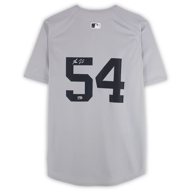 Maillot gris Nike Limited autographié par Max Fried des Yankees de New York