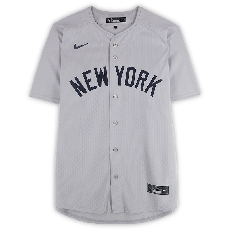 Maillot gris Nike Limited autographié par Max Fried des Yankees de New York