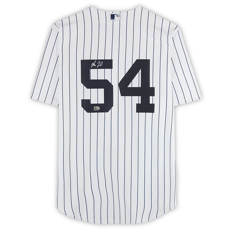 Max Fried New York Yankees Autographed White Nike Replica Jersey  