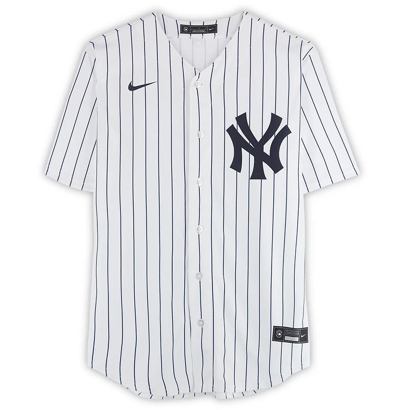 Max Fried New York Yankees Autographed White Nike Replica Jersey  